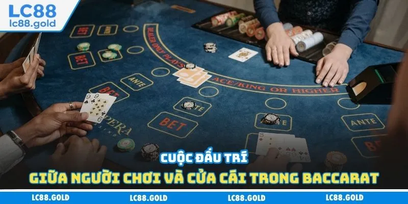 Cuộc đấu trí giữa người chơi và cửa cái trong baccarat Cuộc đấu trí giữa người chơi và cửa cái trong baccarat